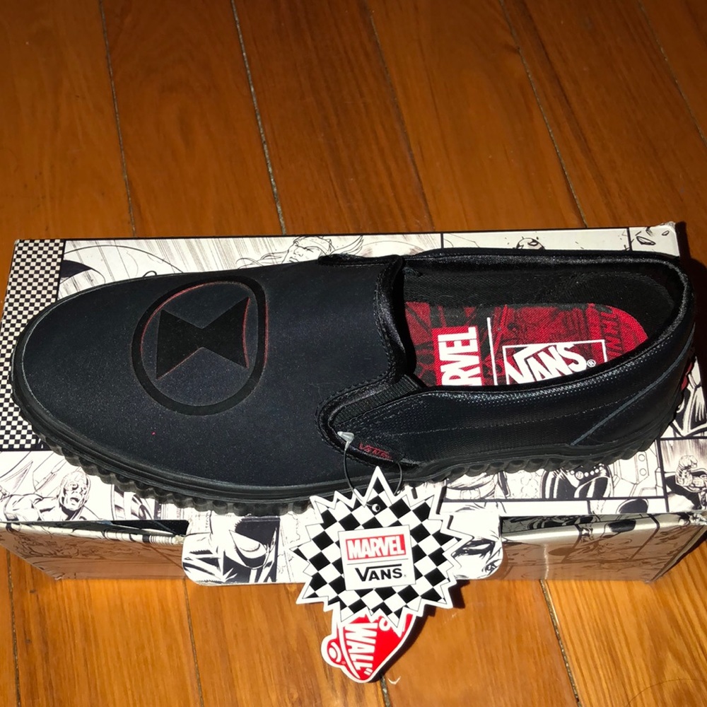 Marvel Black Widow Vans size 8 men’s